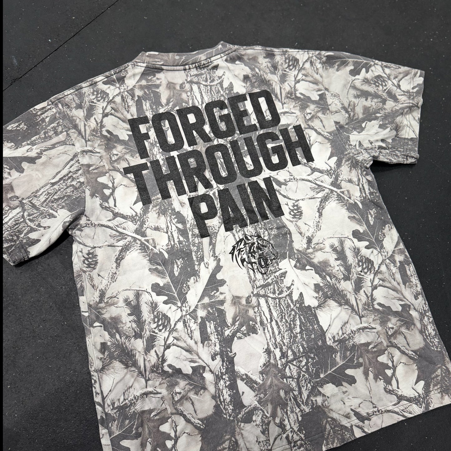 FTP Oversized Vintage Grey Camo Tee