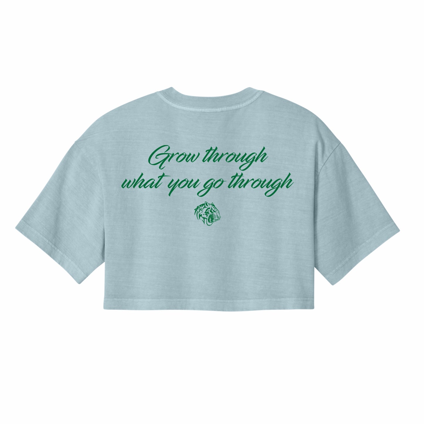 ‘Grow Through It’ Heavyweight Crop Tee