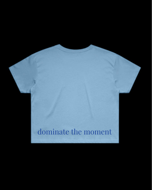 DMNT Crop Tee Carolina Blue