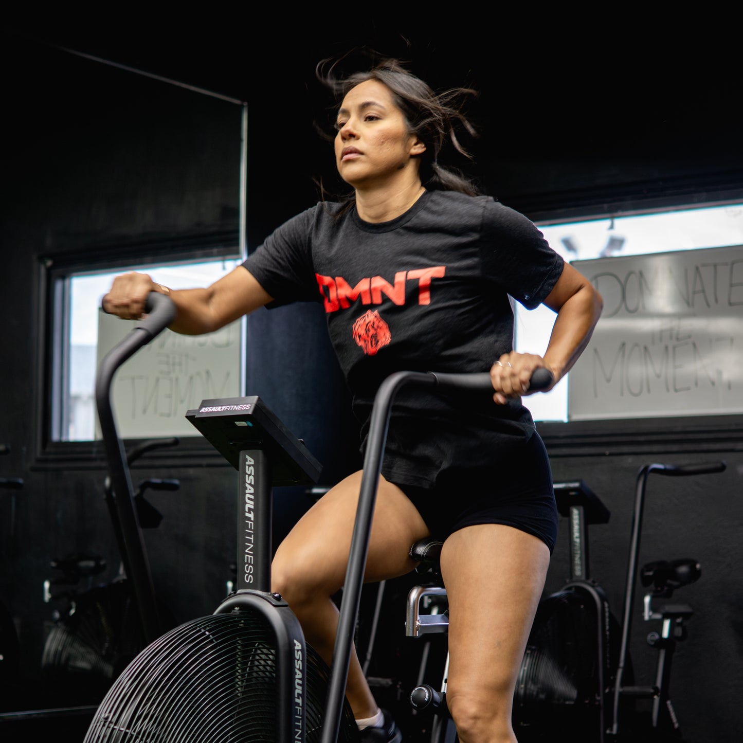 DMNT Unisex Tri-Blend Staple Tee ‘Charcoal-Black’