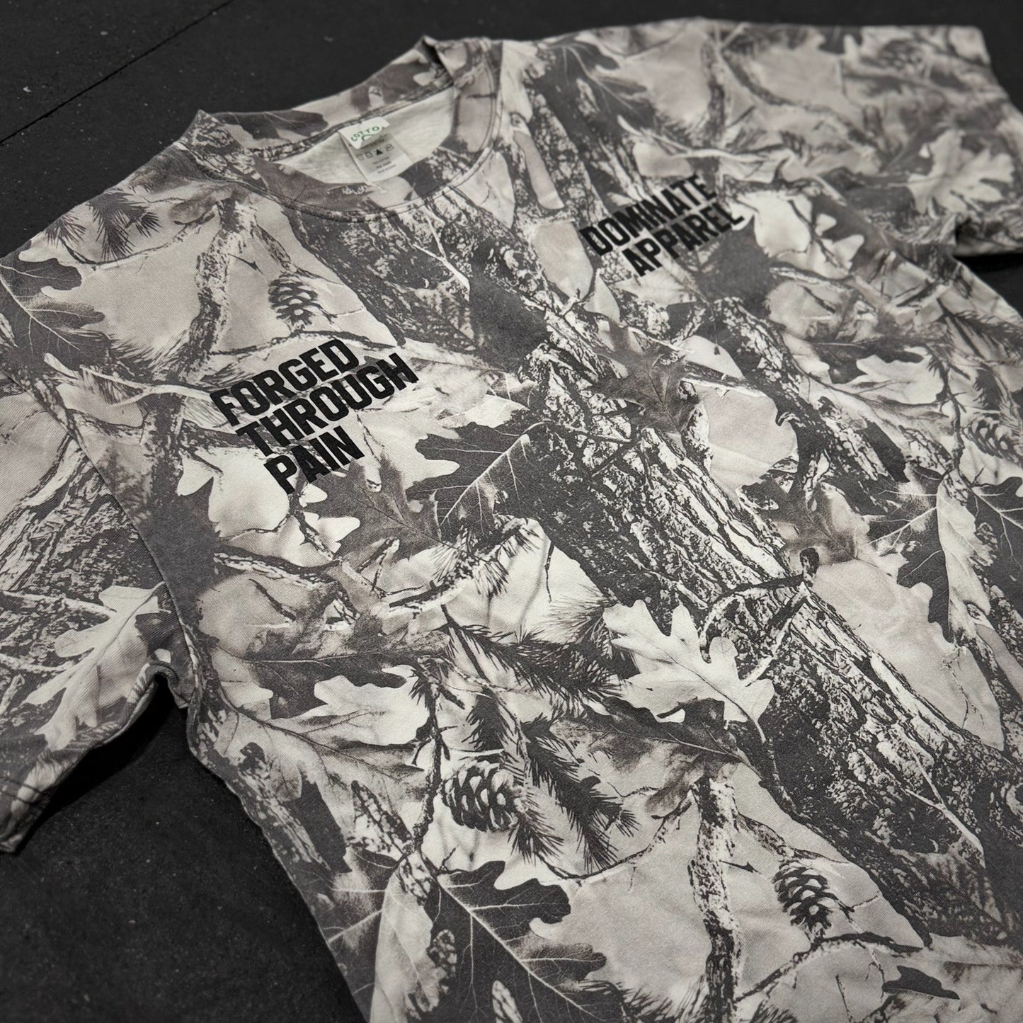 FTP Oversized Vintage Grey Camo Tee