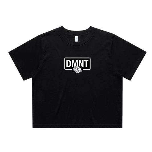 DMNT Crop Tee Black ‘Built To Dominate’