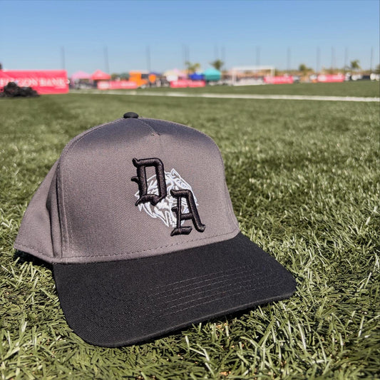 DA Tiger Charcoal Grey/Black Snapback