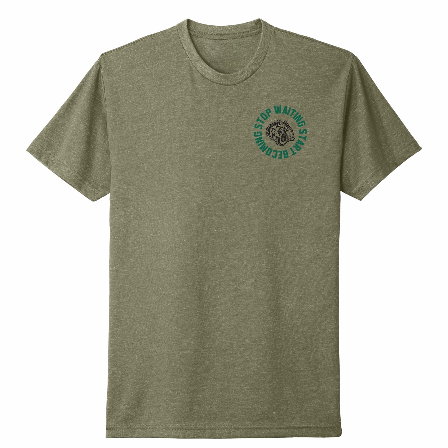 Light Olive ‘Start Becoming’ 60/40 Tee