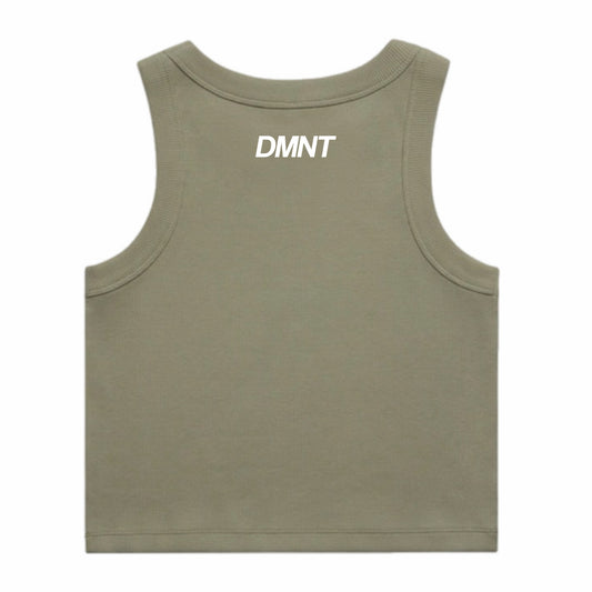 ‘ALWAYS IN MOTION’ Rib Crop Tank