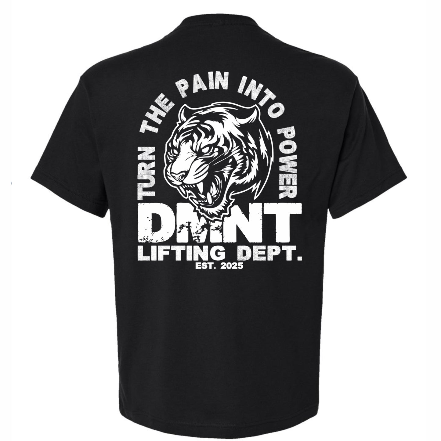 ‘Turn The Pain Into Power’ Boxy Tee - Black