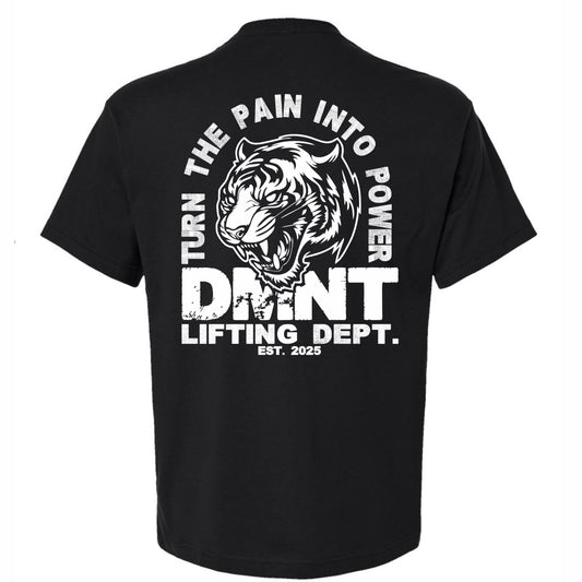 ‘Turn The Pain Into Power’ Boxy Tee - Black